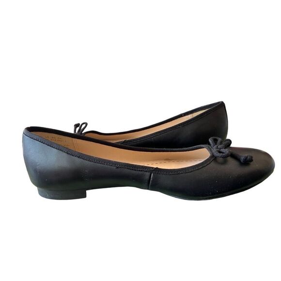 Clarks Black Flats with Bow Detail - Picture 2 of 6